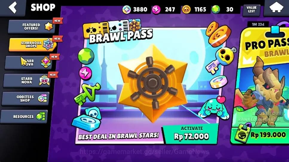 Brawl Stars Accounts 1006 Trophy|3,8K Bling|14 Brawlers 3 Max Lvl [Shel image 7