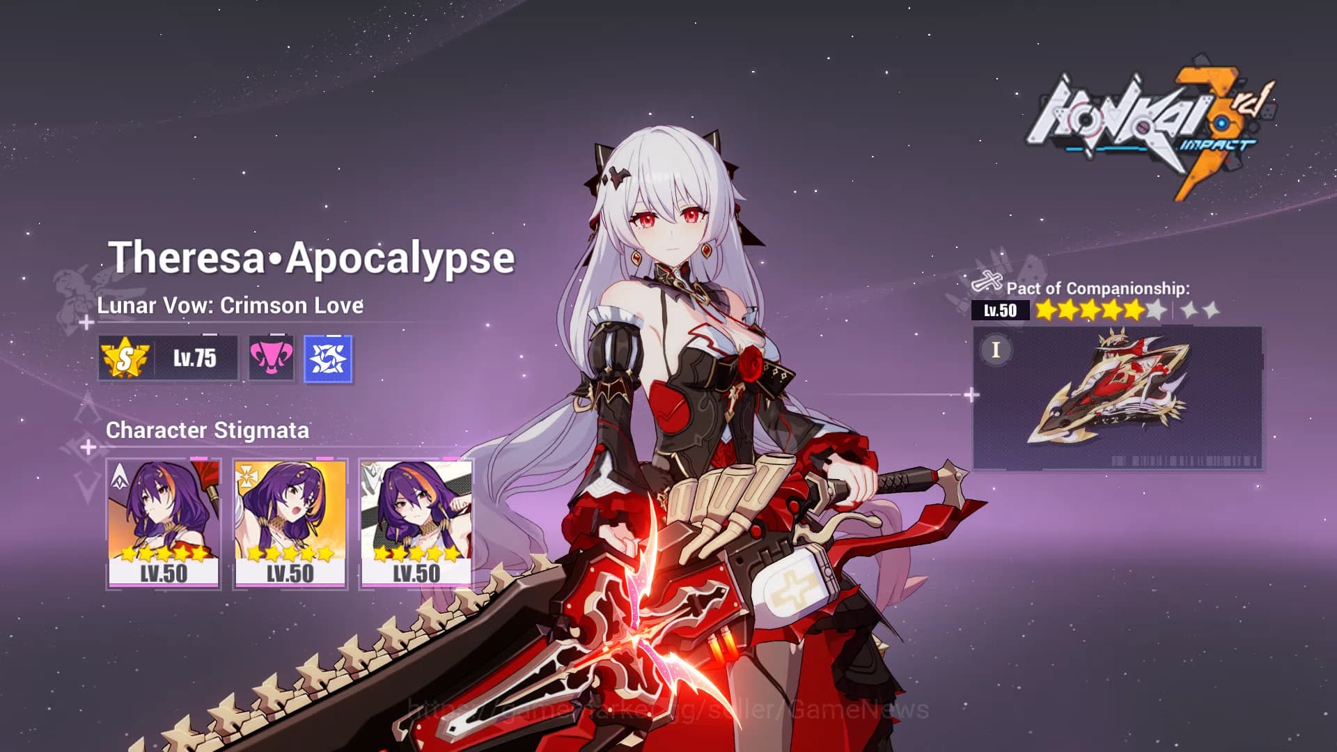 Honkai Impact 3rd Accounts SEA Lv 75| 2 Fullset (Raiden Mei XDC 4/4, Lunar Vo image 18