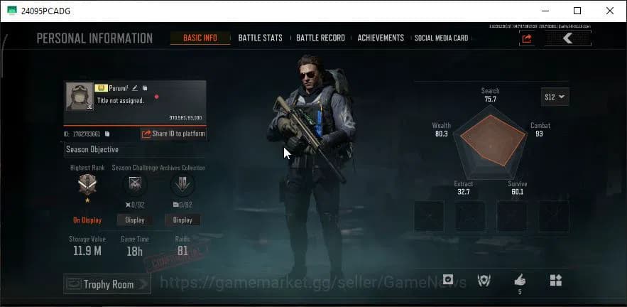 Arena Breakout Accounts MOBILE Lv30|SV 11,9M|CV 8M|Urban Sports|Decree VSS image 13