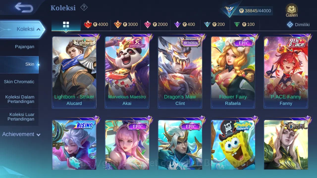 Mobile Legends: Bang Bang Accounts Hero 114 Skin 179 | Luckybox Selena | CC Natalia | image 3