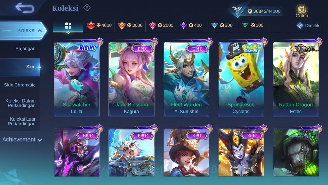 Mobile Legends: Bang Bang Accounts Hero 114 Skin 179 | Luckybox Selena | CC Natalia | image 4