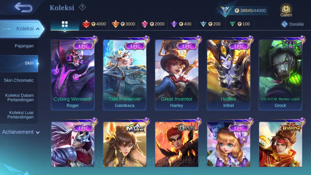 Mobile Legends: Bang Bang Accounts Hero 114 Skin 179 | Luckybox Selena | CC Natalia | image 5
