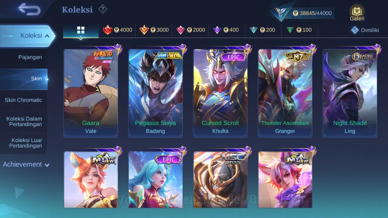 Mobile Legends: Bang Bang Accounts Hero 114 Skin 179 | Luckybox Selena | CC Natalia | image 7