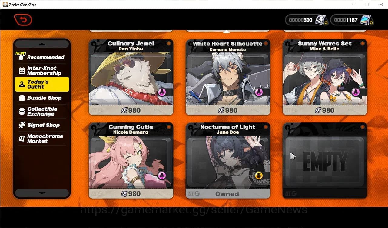 Zenless Zone Zero Accounts EU|IK 56|1,1K Polyc|9 Limit,3 VoidHunter[(Miyabi,Y image 15