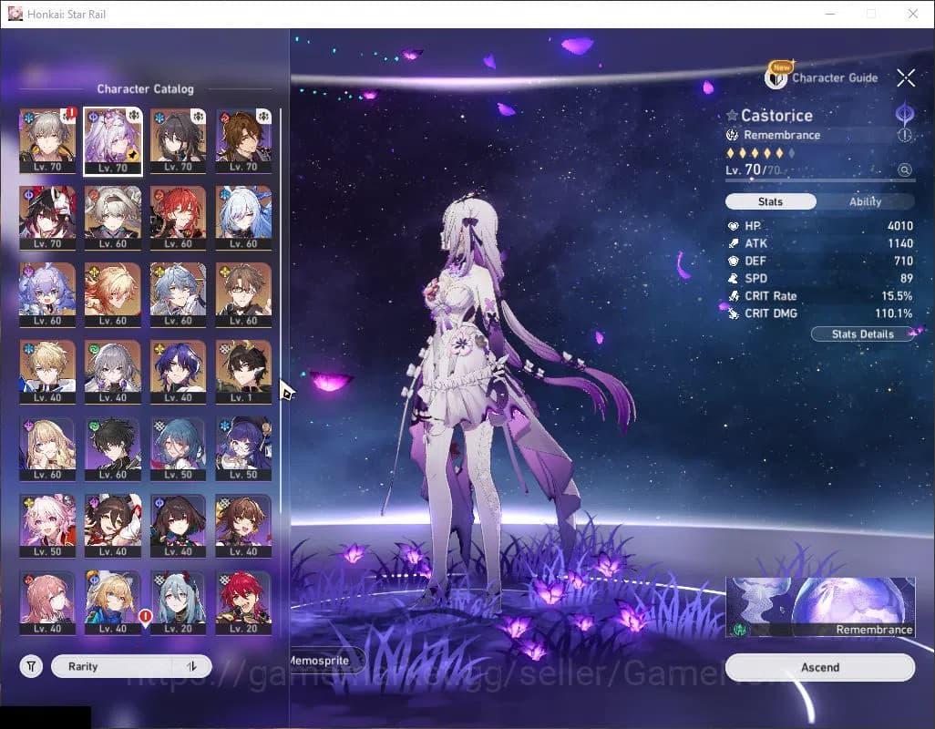 Honkai Star Rail Accounts ASIA|TL 57|2,3K SJ|9 Limited|Castorice,Sunday,Fire image 9