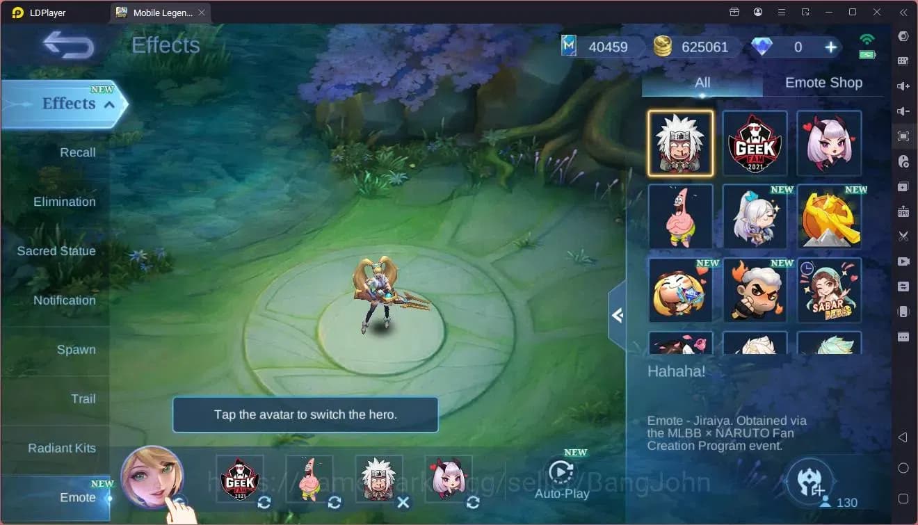 Mobile Legends: Bang Bang Accounts GLOBAL Hero 132 Skin 198|KOF Karina|Dtamer Kimmy|E image 7