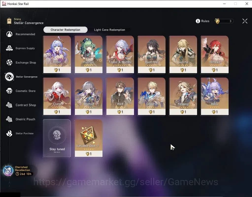Honkai Star Rail Accounts Asia|TL 42|3 GCS|9 Limited|Castorice,Sparkle,Hyaci image 14