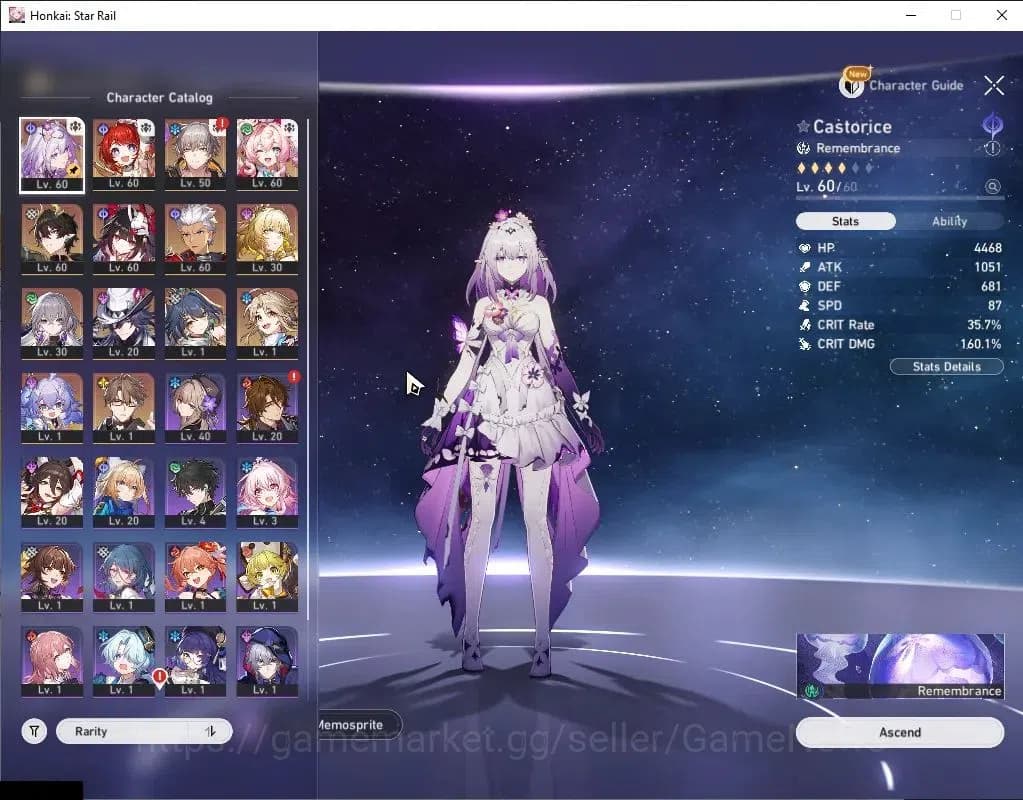 Honkai Star Rail Accounts Asia|TL 42|3 GCS|9 Limited|Castorice,Sparkle,Hyaci image 5
