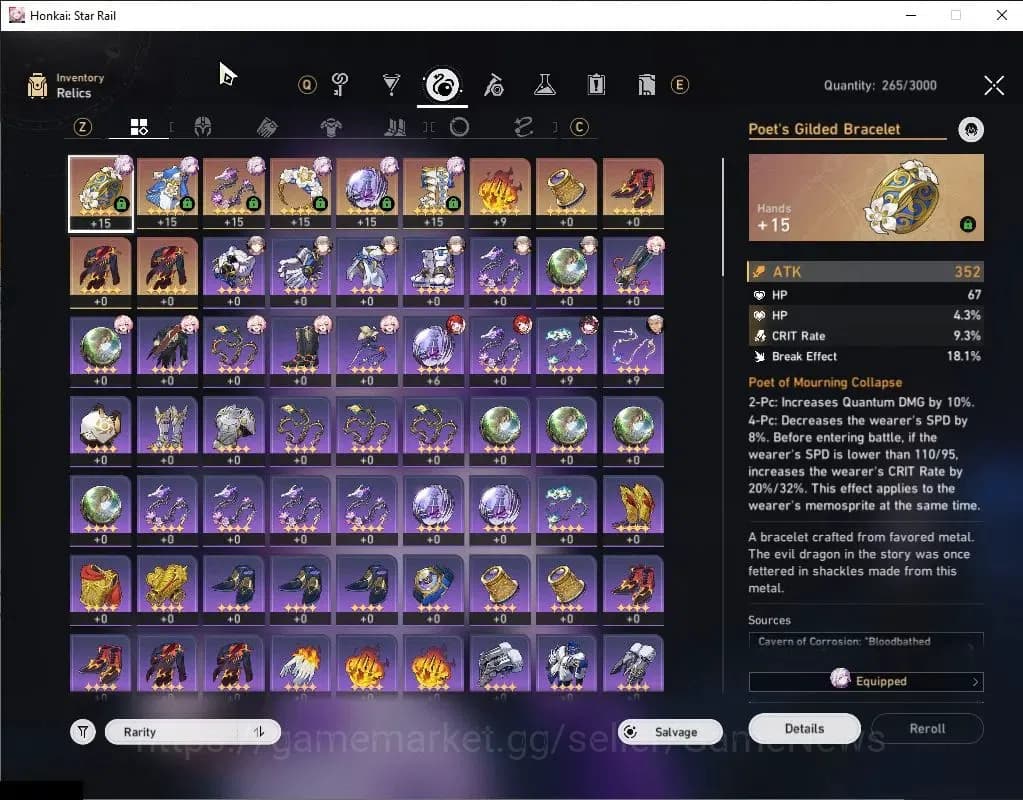 Honkai Star Rail Accounts Asia|TL 42|3 GCS|9 Limited|Castorice,Sparkle,Hyaci image 8