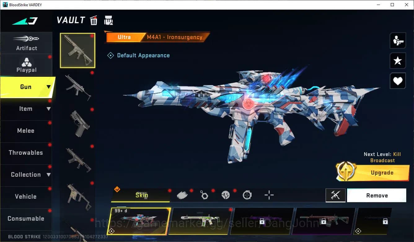 Blood Strike Accounts ASIA|COLLAB=QBZ95,KAR87K,AK47,|LIMITED=AR97|ULTRA= image 13