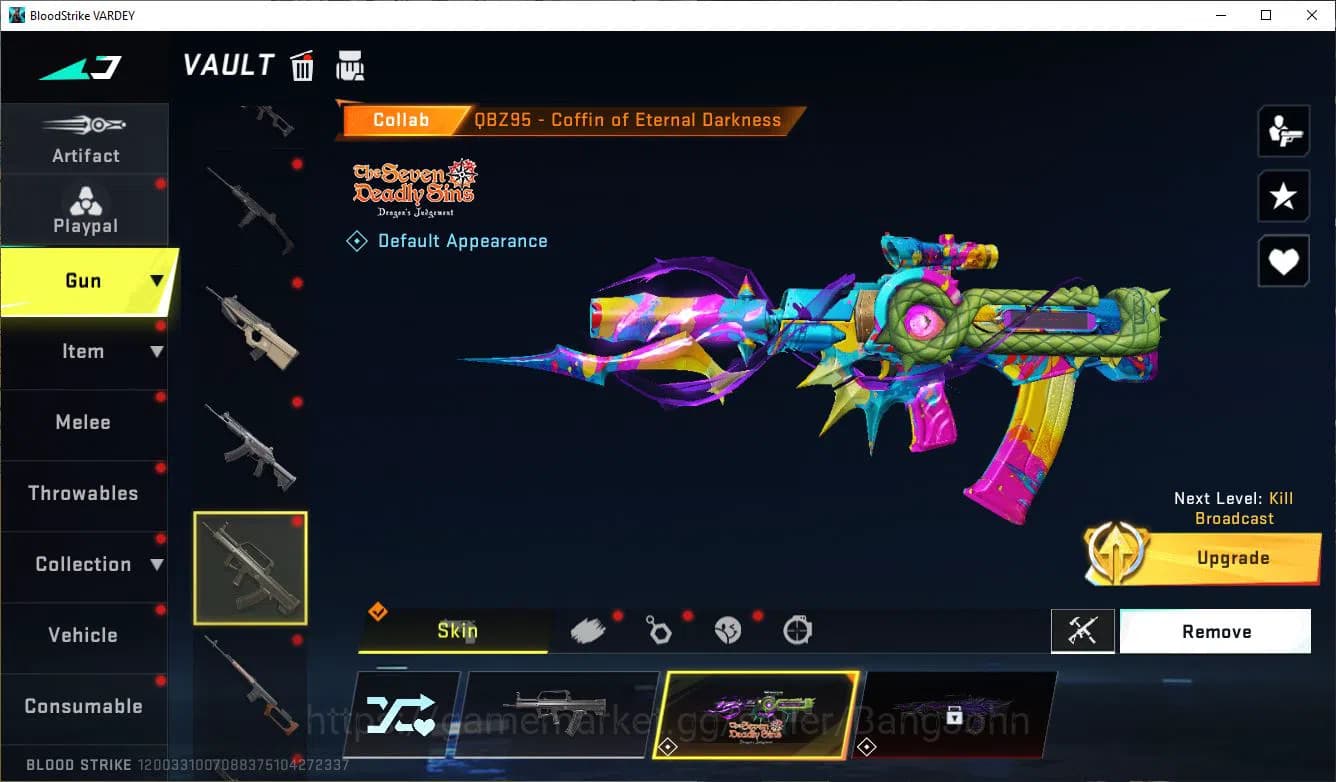 Blood Strike Accounts ASIA|COLLAB=QBZ95,KAR87K,AK47,|LIMITED=AR97|ULTRA= image 7