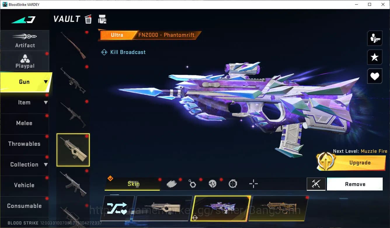 Blood Strike Accounts ASIA|COLLAB=QBZ95,KAR87K,AK47,|LIMITED=AR97|ULTRA= image 8