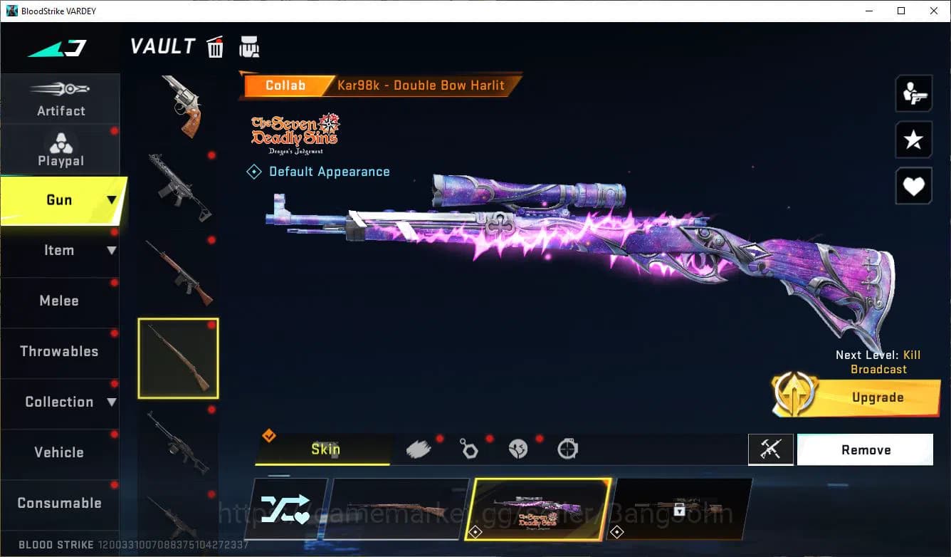 Blood Strike Accounts ASIA|COLLAB=QBZ95,KAR87K,AK47,|LIMITED=AR97|ULTRA= image 9