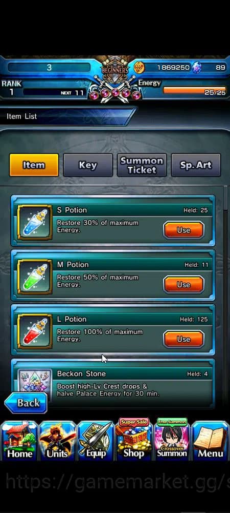 Grand Summoners Accounts Global|Rank 1|7 Ascend+1 TW|Mako+TW,Roy,Summer Miy image 11