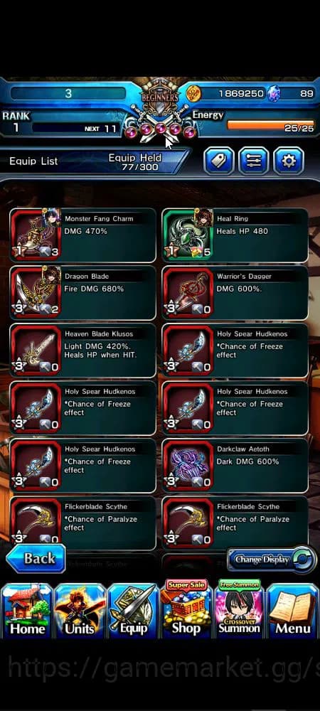 Grand Summoners Accounts Global|Rank 1|7 Ascend+1 TW|Mako+TW,Roy,Summer Miy image 13