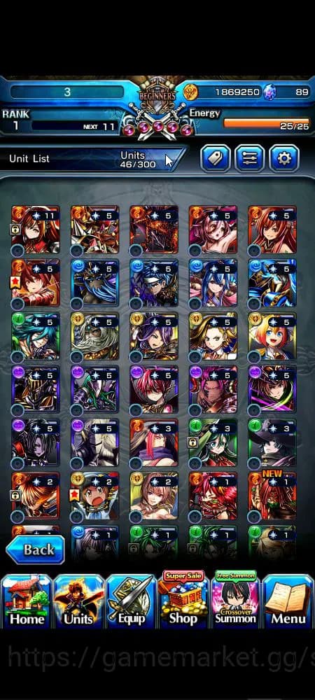 Grand Summoners Accounts Global|Rank 1|7 Ascend+1 TW|Mako+TW,Roy,Summer Miy image 16