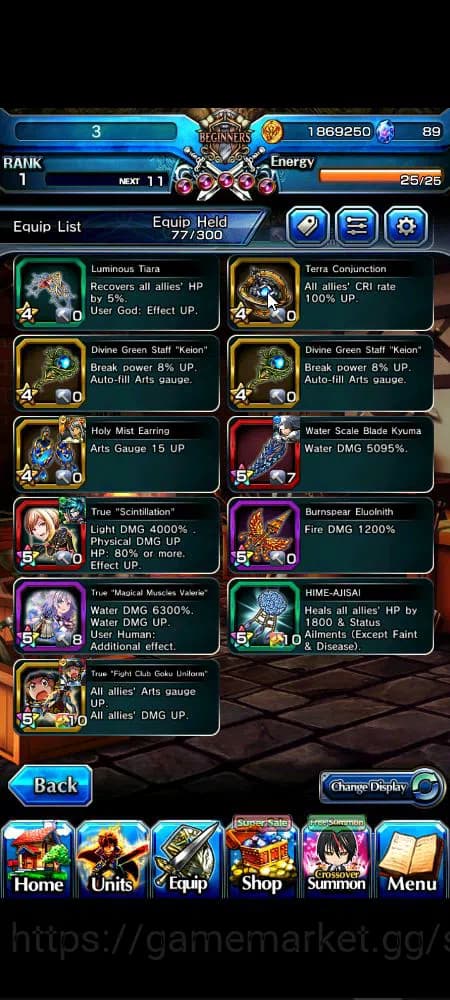 Grand Summoners Accounts Global|Rank 1|7 Ascend+1 TW|Mako+TW,Roy,Summer Miy image 2