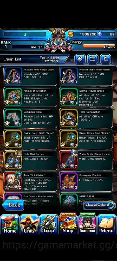 Grand Summoners Accounts Global|Rank 1|7 Ascend+1 TW|Mako+TW,Roy,Summer Miy image 3