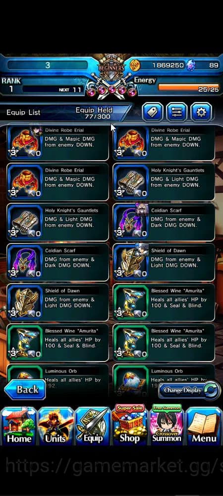 Grand Summoners Accounts Global|Rank 1|7 Ascend+1 TW|Mako+TW,Roy,Summer Miy image 6