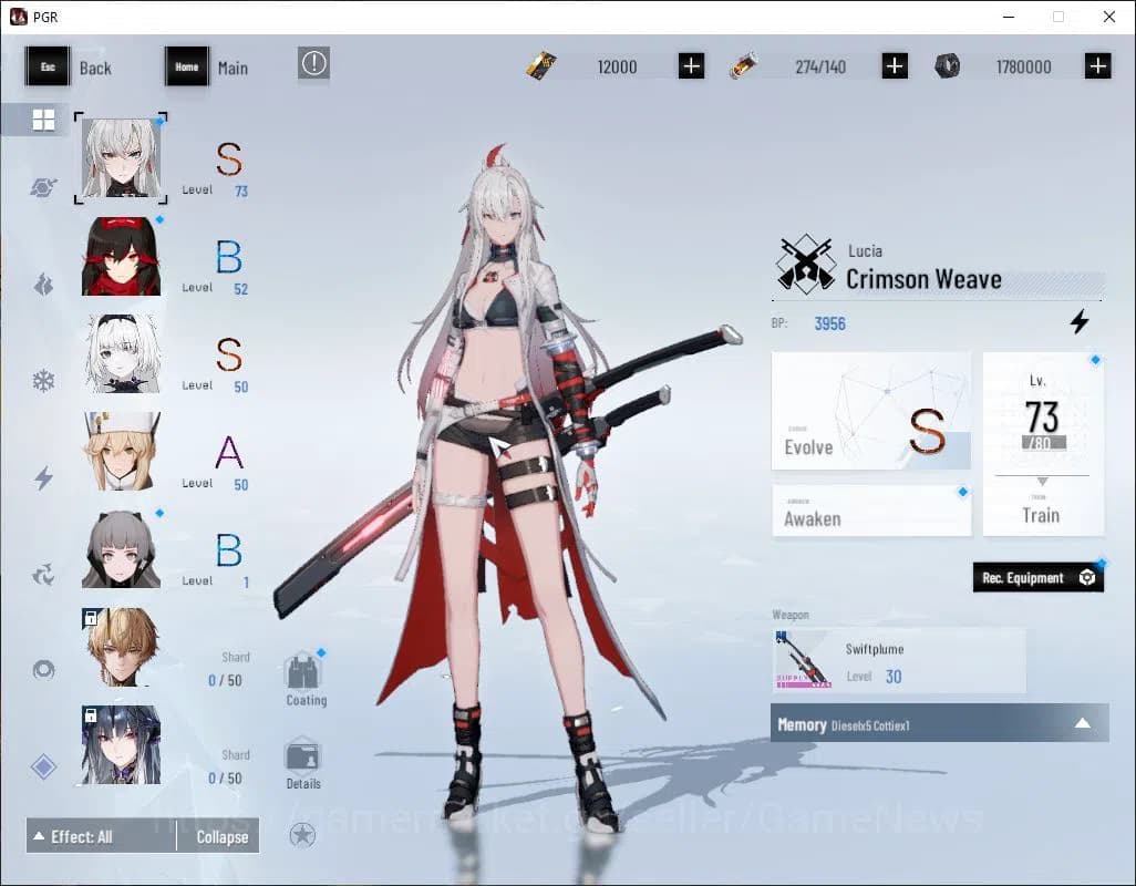 Punishing: Gray Raven Accounts NA | Lv 41 | Ready Gacha | 12K BC+2,6K YC+7,4K Blu image 8