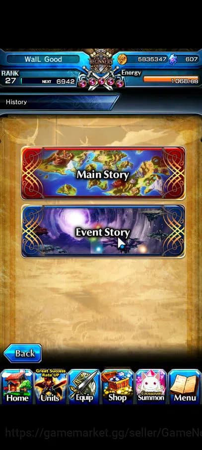 Grand Summoners Accounts Global|Rank 27|1 Sp Art|5 Ascend|WH Fen,Illya,Berw image 9