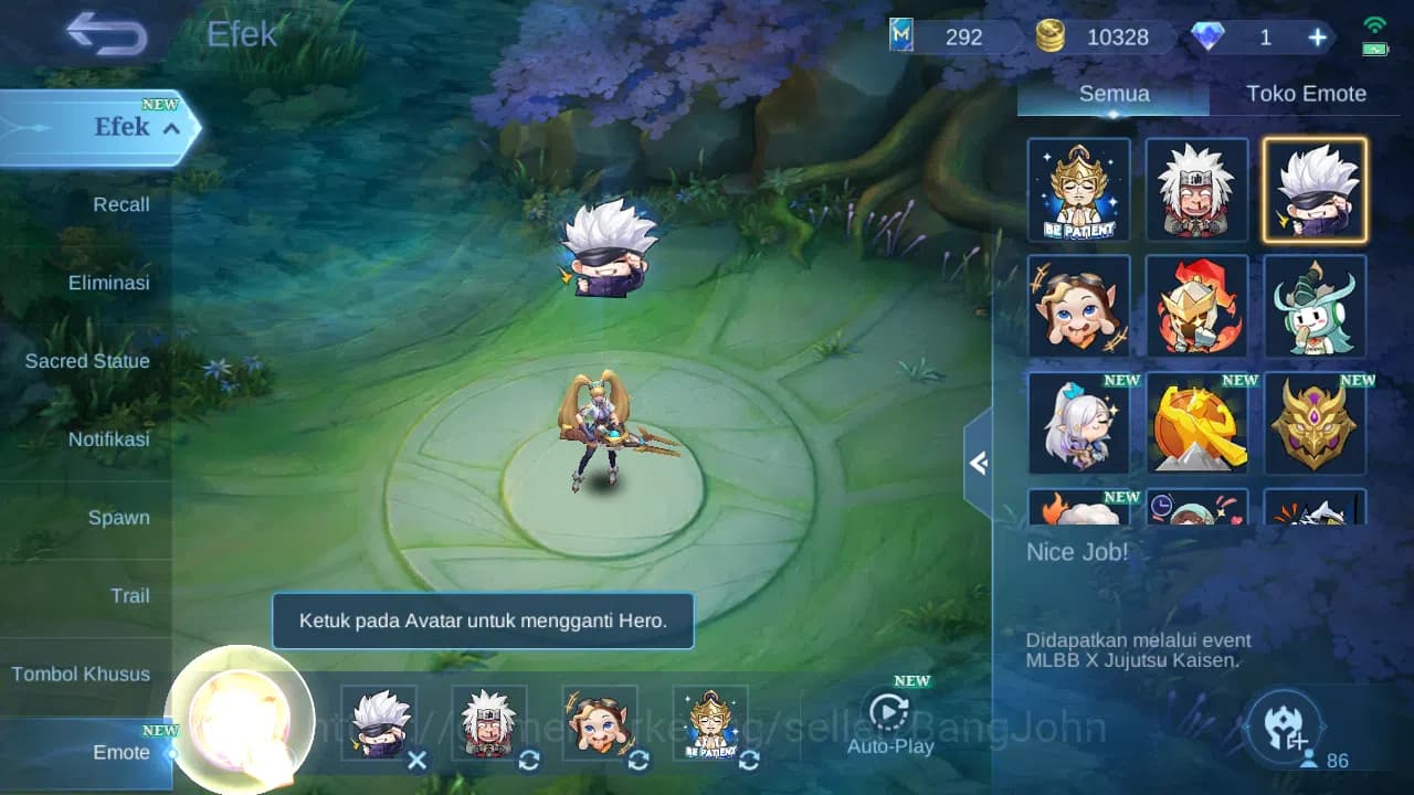 Mobile Legends: Bang Bang Accounts GLOBAL Hero 86 Skin 107 Zodiac Lance | Dtamer Ling image 12