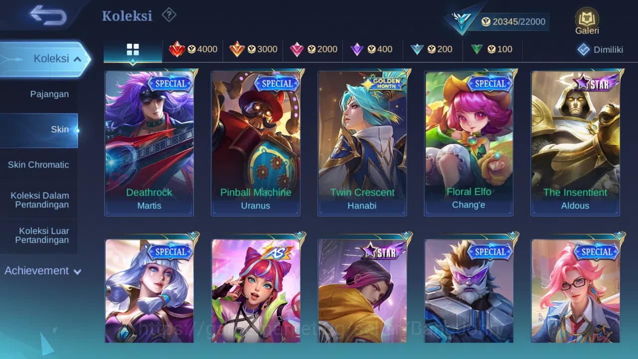 Mobile Legends: Bang Bang Accounts GLOBAL Hero 86 Skin 107 Zodiac Lance | Dtamer Ling image 7