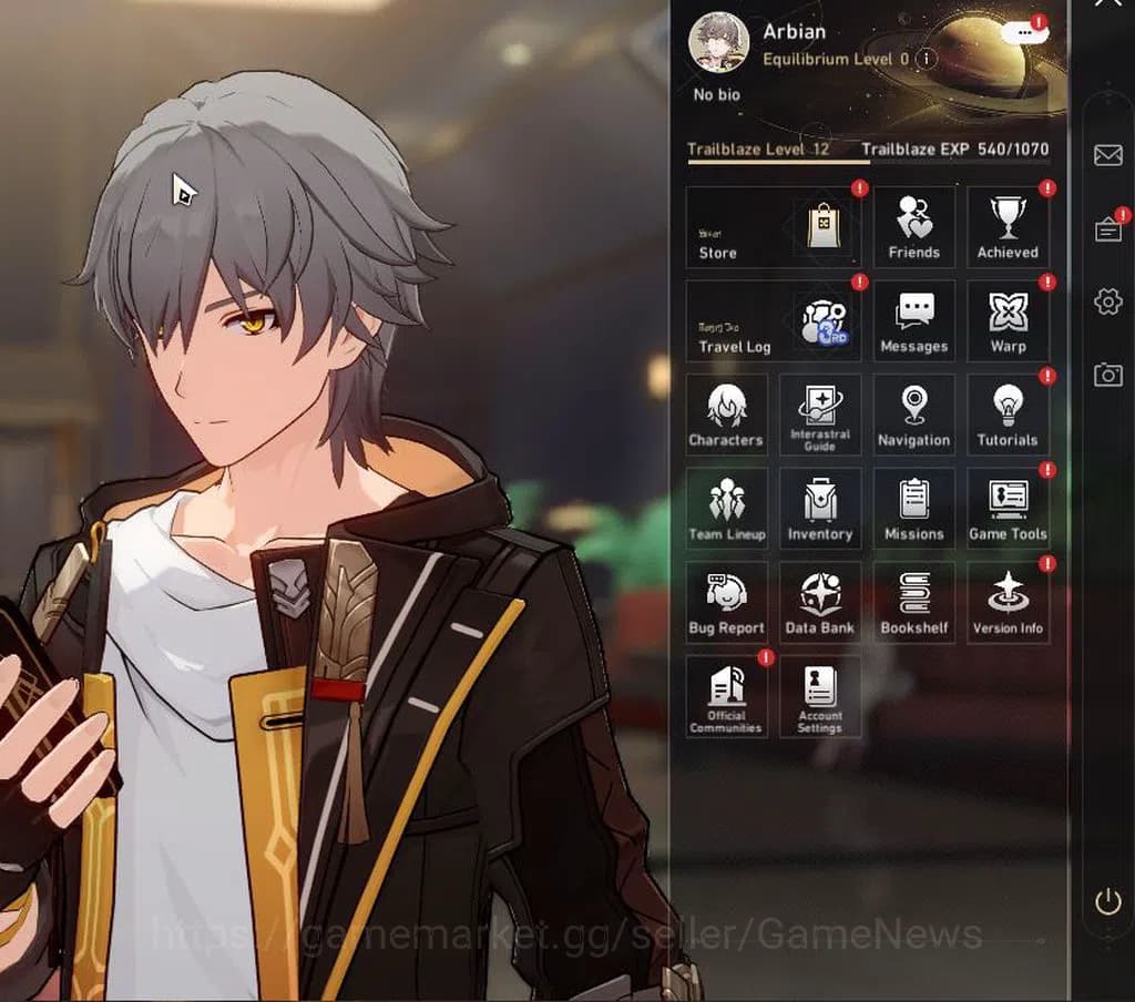 Honkai Star Rail Accounts ASIA|TL 4|1,7K SJ+1 Golden Companion|2 Limited|Rob image 1