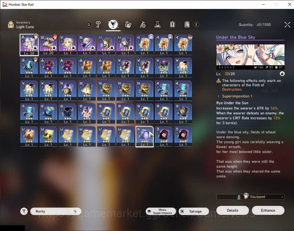 Honkai Star Rail Accounts ASIA|TL 4|1,7K SJ+1 Golden Companion|2 Limited|Rob image 9