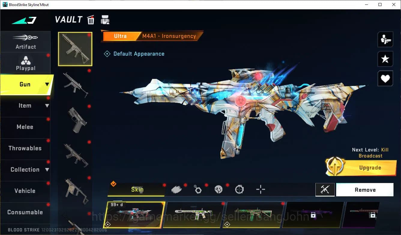 Blood Strike Accounts ASIA|COLLAB=KAR98K,AK47,SCAR,MCX|LIMITED=URB,M700, image 12