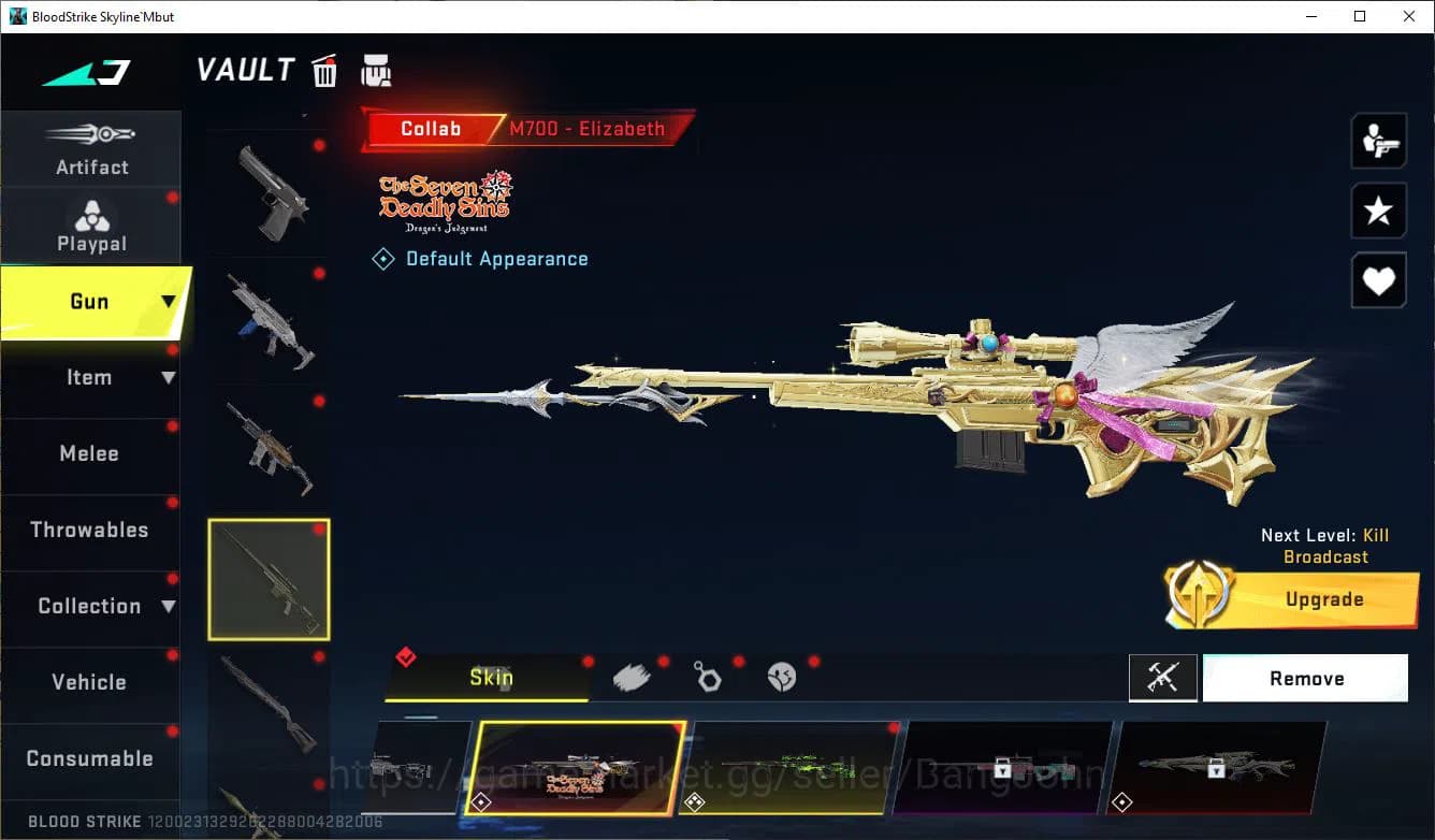 Blood Strike Accounts ASIA|COLLAB=KAR98K,AK47,SCAR,MCX|LIMITED=URB,M700, image 18