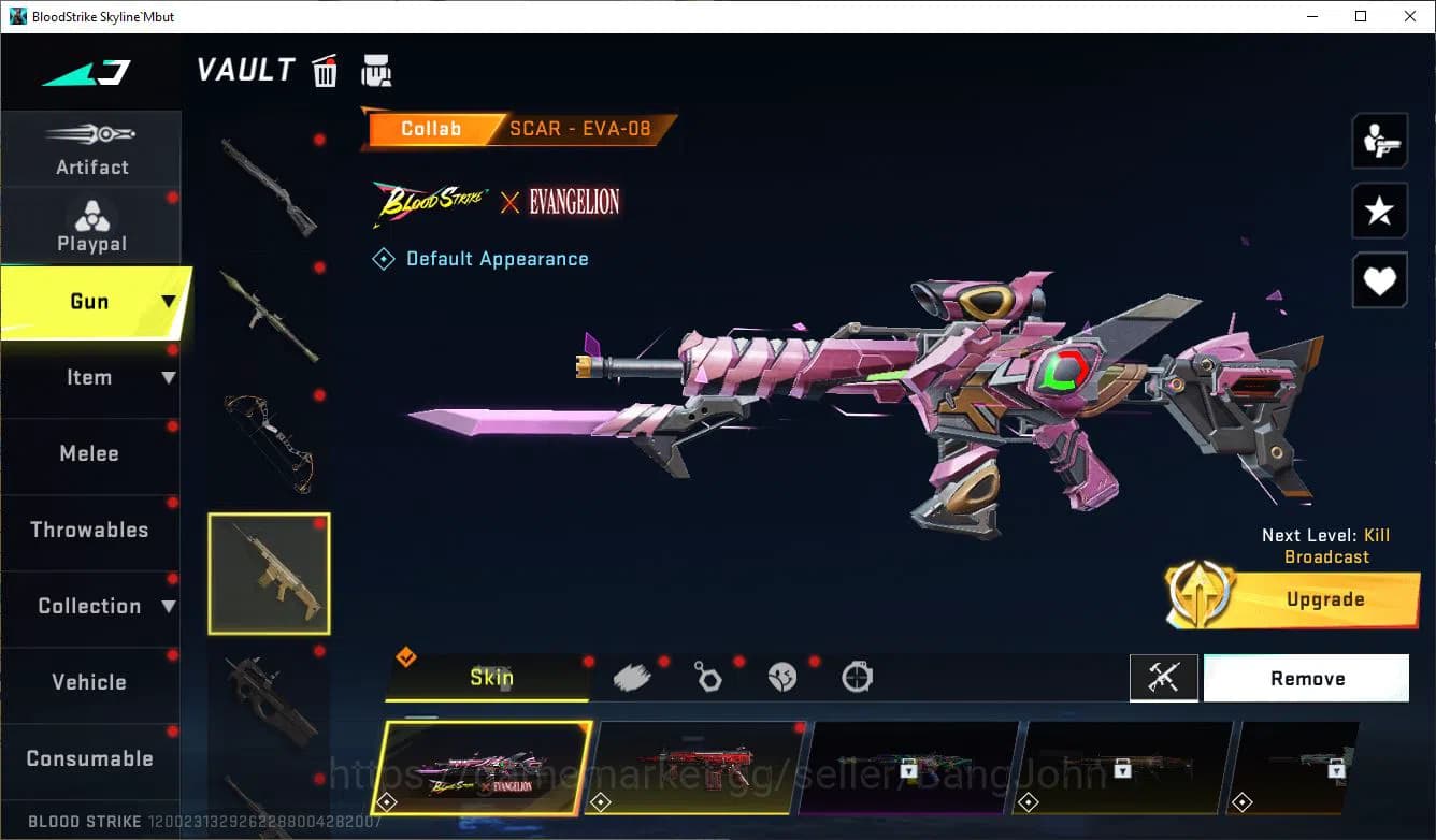 Blood Strike Accounts ASIA|COLLAB=KAR98K,AK47,SCAR,MCX|LIMITED=URB,M700, image 20