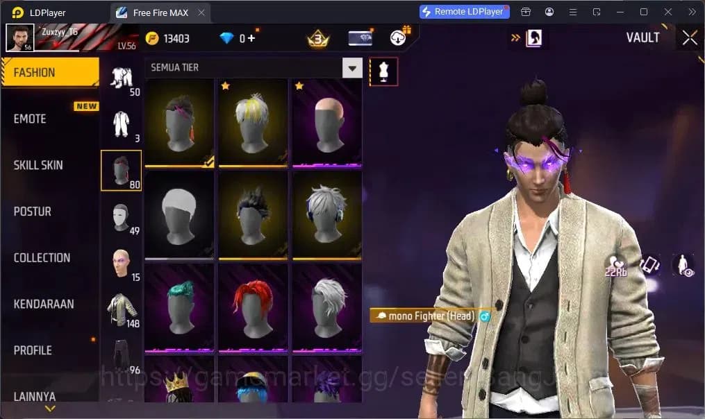 Free Fire Accounts Indonesia | EVO SCAR-Megalodon Alpha | M1887-One P image 15