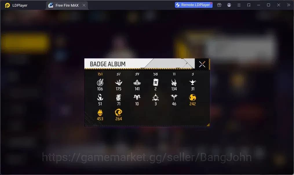 Free Fire Accounts Indonesia | EVO SCAR-Megalodon Alpha | M1887-One P image 18