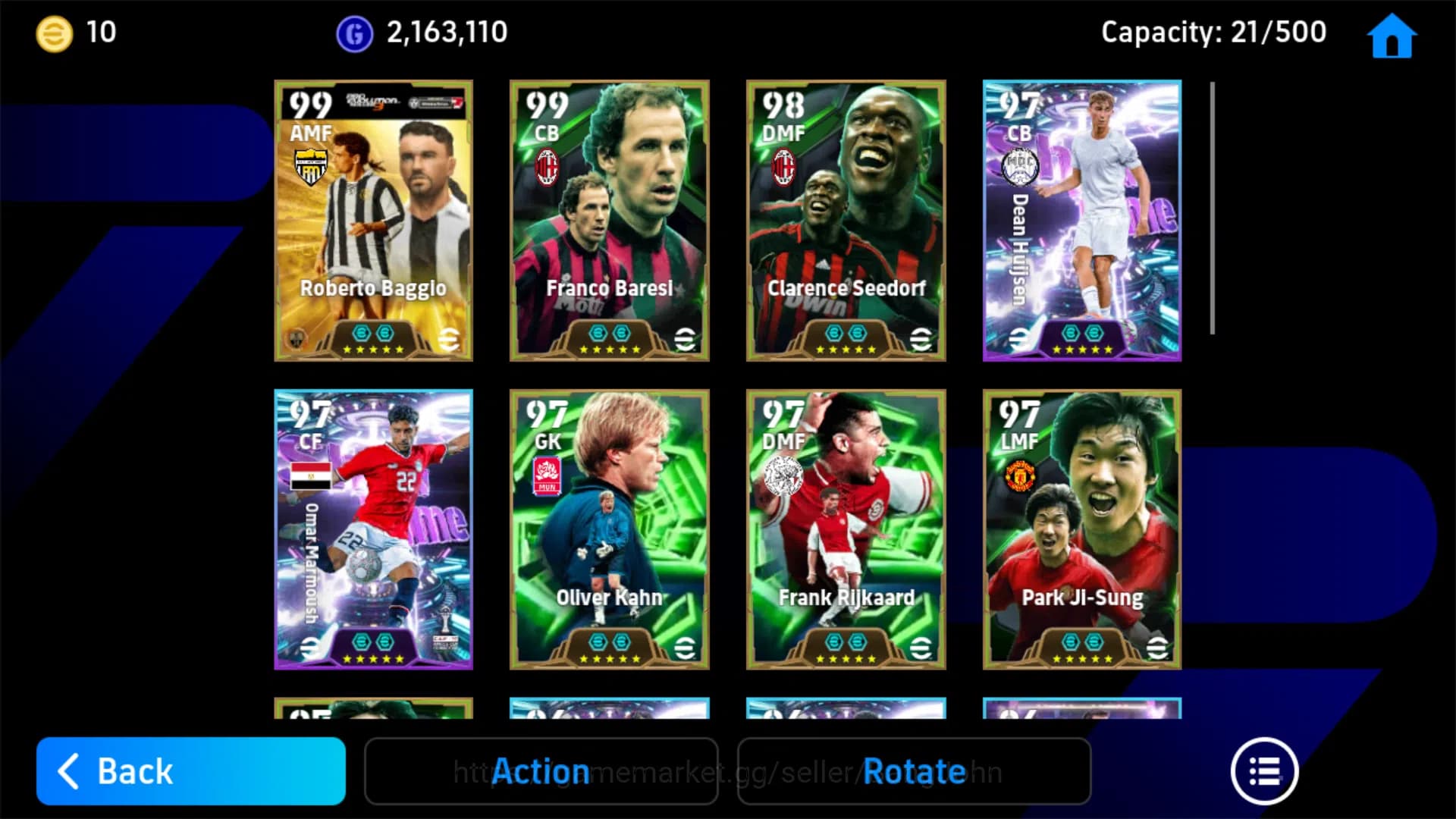 eFootball Accounts Power 3181 | Marmoush Show Time | Roberto Baggio E image 3