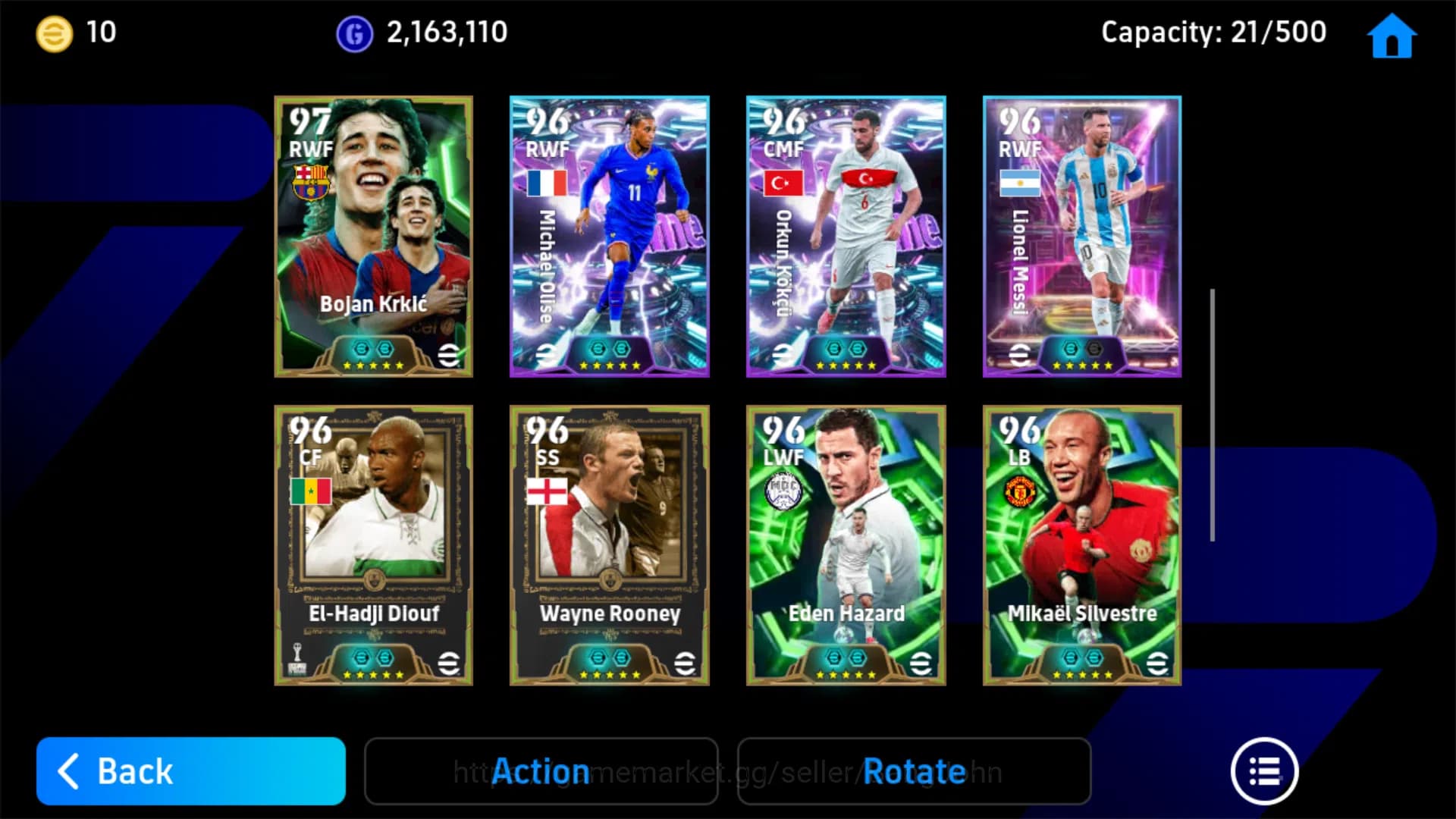 eFootball Accounts Power 3181 | Marmoush Show Time | Roberto Baggio E image 4