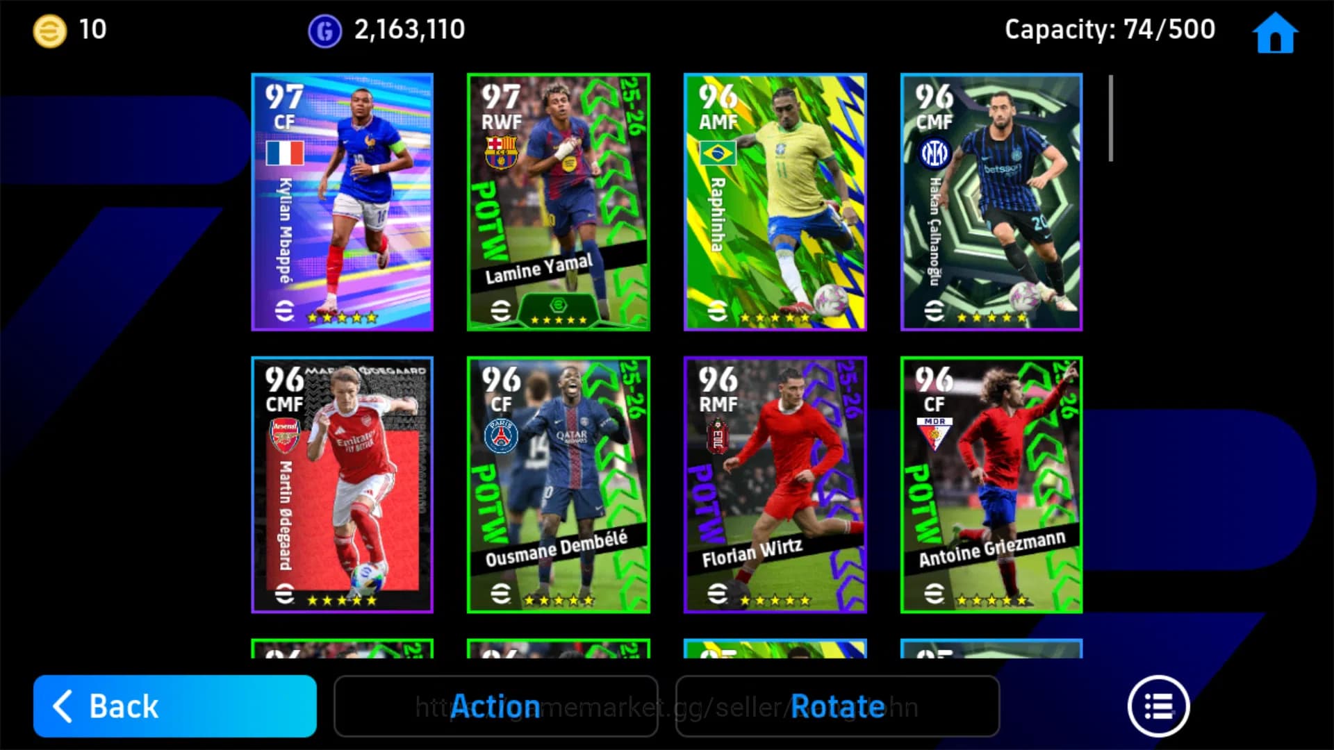 eFootball Accounts Power 3181 | Marmoush Show Time | Roberto Baggio E image 6