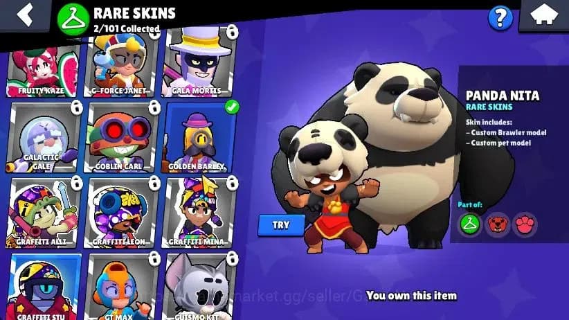 Brawl Stars Accounts 1002 Trophy|16 Brawlers 4 Max Lvl [Willow,Edgar,Sh image 8