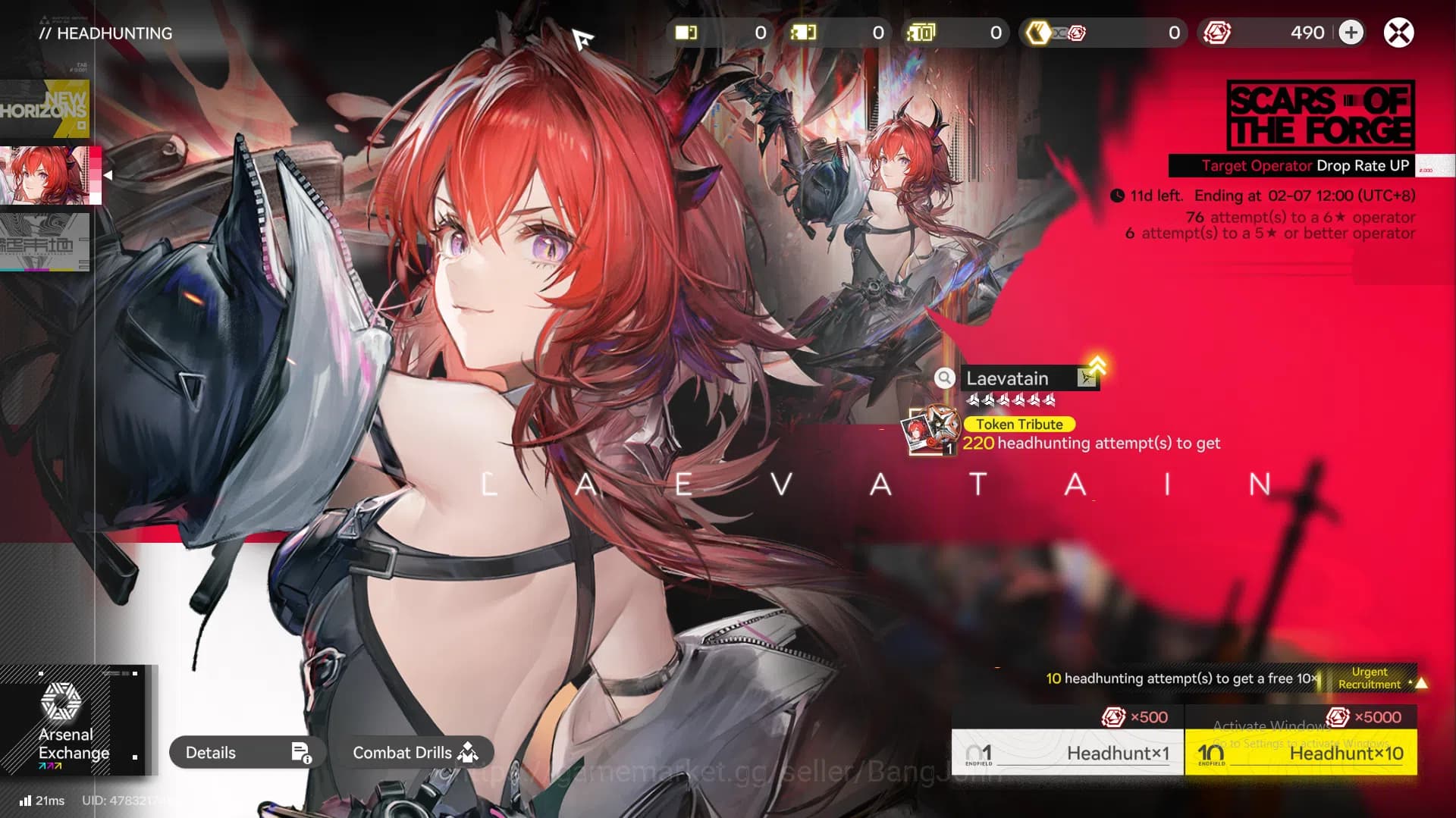 Arknights: Endfield Accounts lvl 3 | ASIA | New Horizons On | 6-Star Laevatain image 6