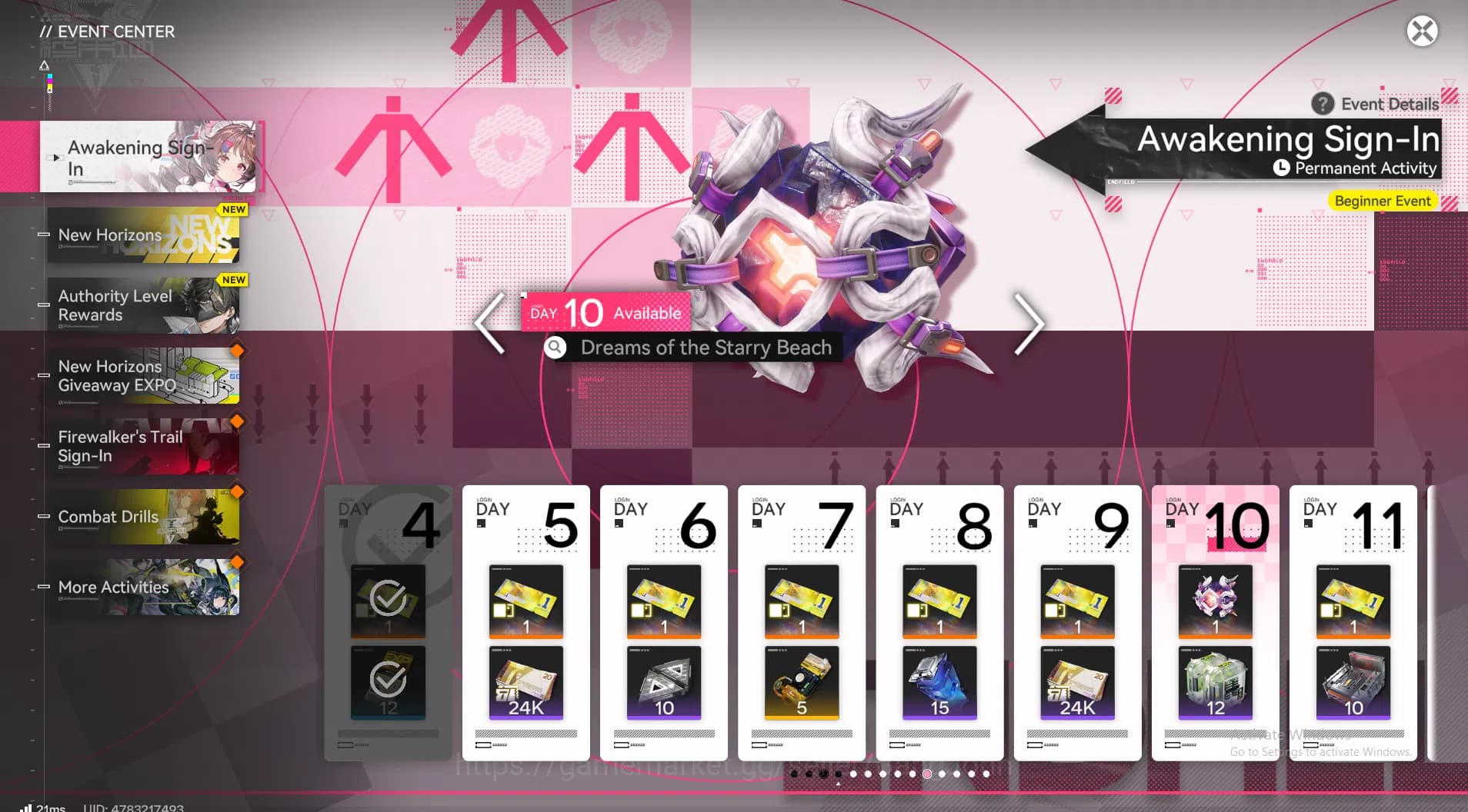 Arknights: Endfield Accounts lvl 3 | ASIA | New Horizons On | 6-Star Laevatain image 7