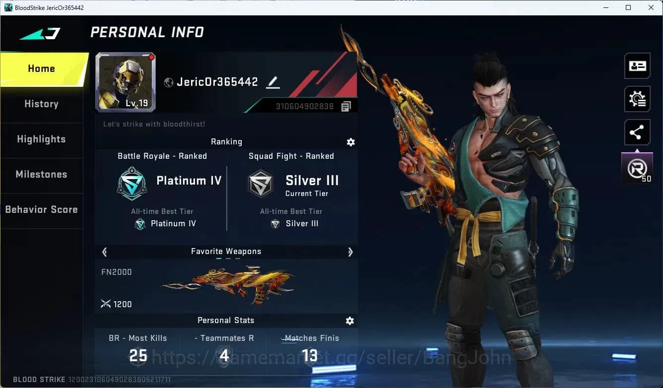Blood Strike Accounts ASIA | LMT Vibing Pug, Fernanfloo's Sedan|2 LGN Gu image 1
