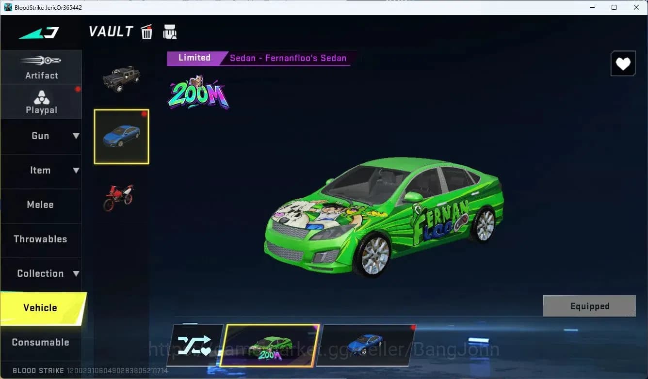 Blood Strike Accounts ASIA | LMT Vibing Pug, Fernanfloo's Sedan|2 LGN Gu image 11