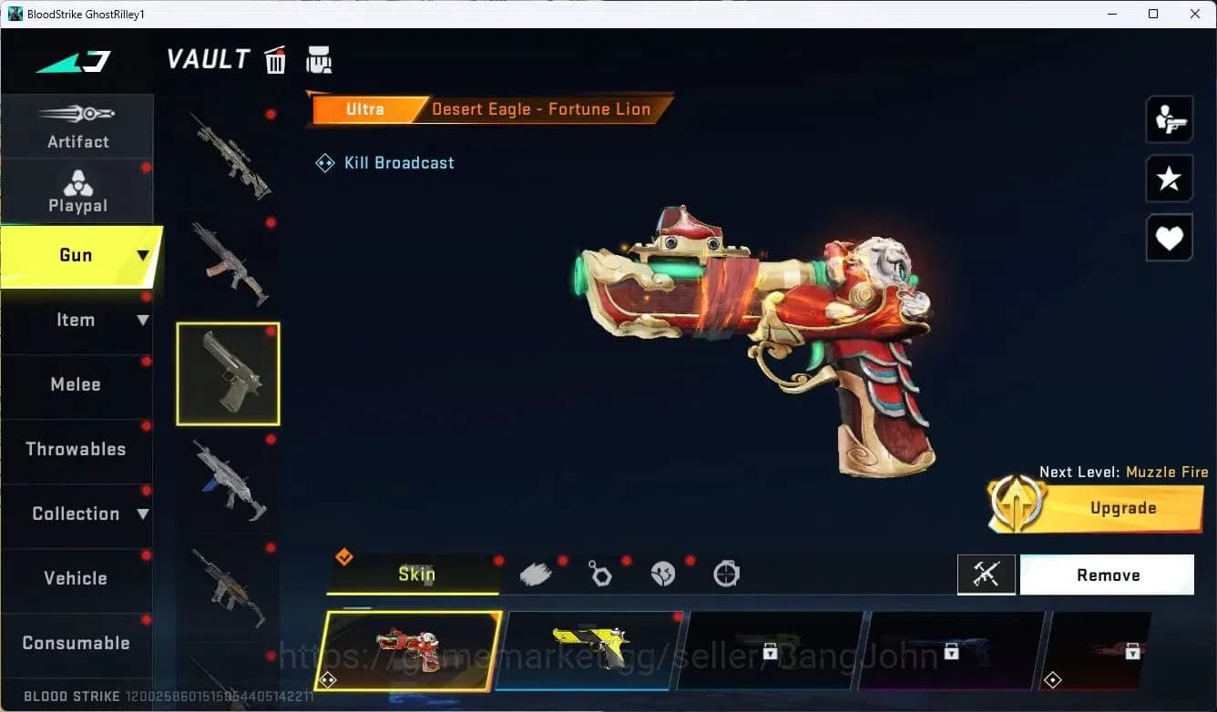 Blood Strike Accounts ASIA|EVOLVED,FAL|COLLAB,FAL,KAR98K|LIMITED,MP7,RPK image 12