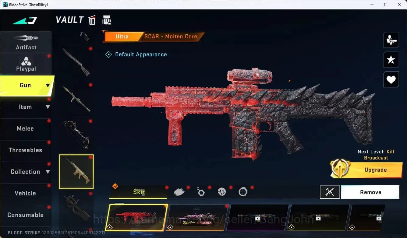 Blood Strike Accounts ASIA|EVOLVED,FAL|COLLAB,FAL,KAR98K|LIMITED,MP7,RPK image 14