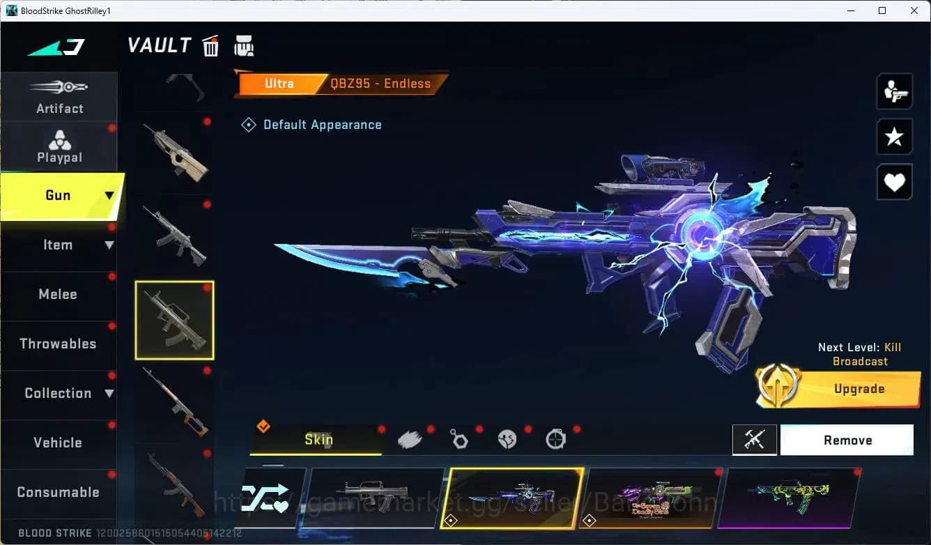 Blood Strike Accounts ASIA|EVOLVED,FAL|COLLAB,FAL,KAR98K|LIMITED,MP7,RPK image 19