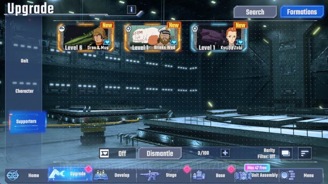 SD Gundam G Generation ETERNAL Accounts Global| rank 35, 193k DM, 4 UR unit, 3 Char, 1 Sup image 4