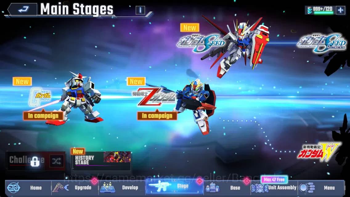 SD Gundam G Generation ETERNAL Accounts Global| rank 35, 193k DM, 4 UR unit, 3 Char, 1 Sup image 5