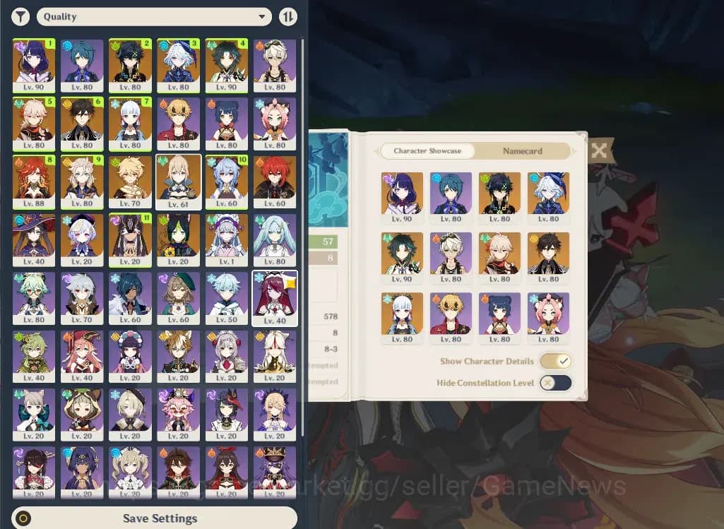 Genshin Impact Accounts ASIA|AR 57|11 Limited +2(*1Weapon)|Mavuika,Raiden+ image 2