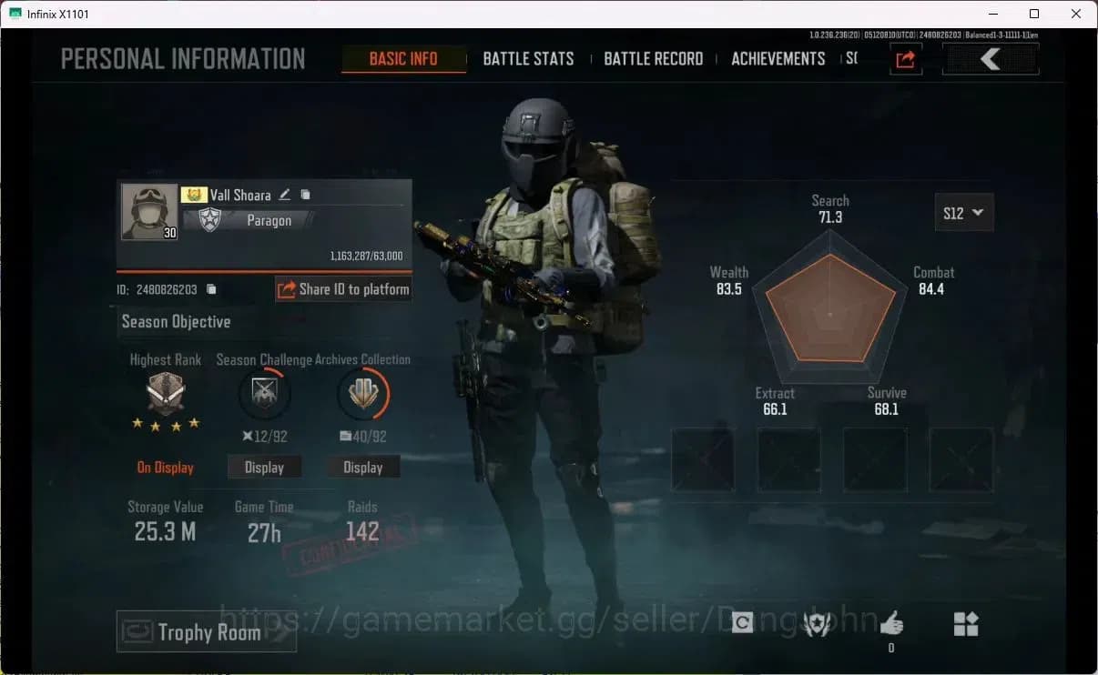 Arena Breakout Accounts MOBILE Lvl 30 |SV 25,3M|CV 10,2M|MORE SKIN,SYMPHON image 1