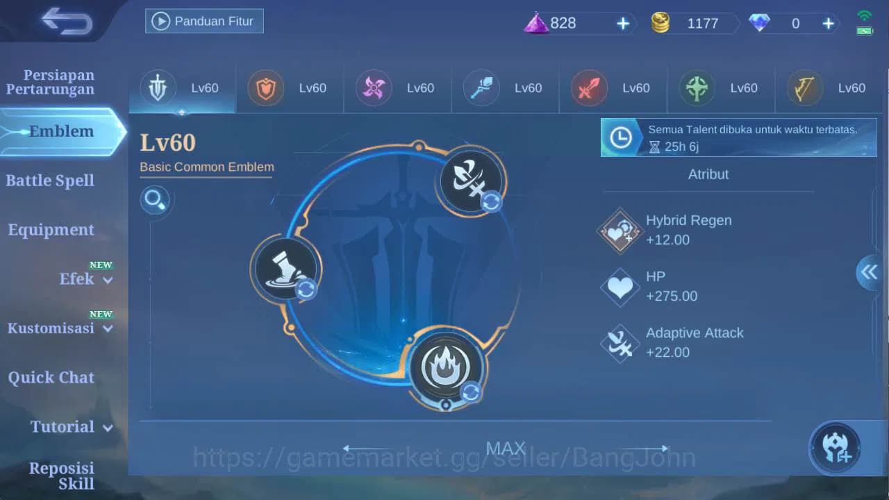 Mobile Legends: Bang Bang Accounts hero 111 skin 176 sanrio florin, saber rafaela, dr image 10